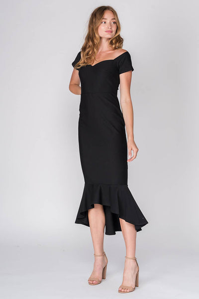 Dresses - Off the Shoulder Mermaid Dress - Girl Intuitive - Fore Collection -