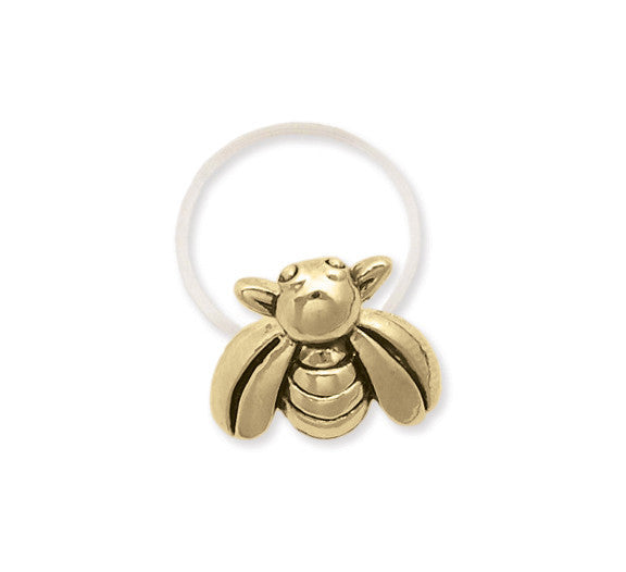 Ring - Gold Bee Toe Ring - Girl Intuitive - zad -
