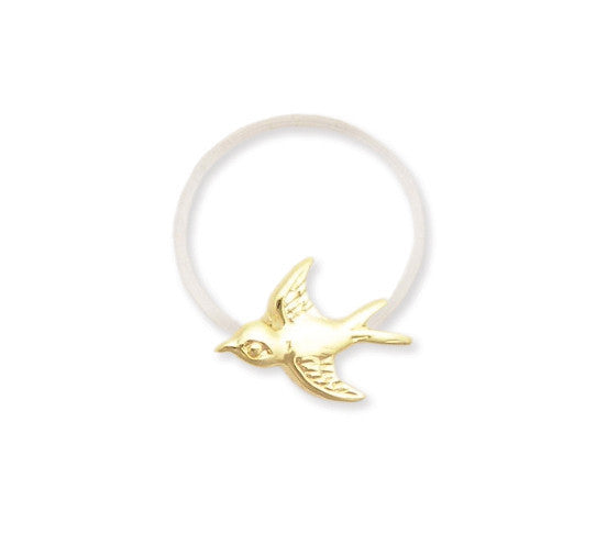 Ring - Gold Bird Toe Ring - Girl Intuitive - zad -