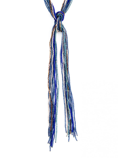 Necklace - Handmade Beaded Lariat Necklace - Girl Intuitive - Zenzii -