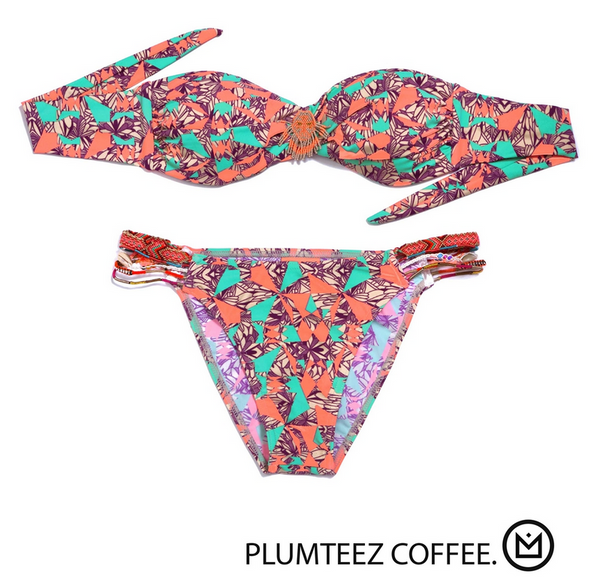 Swimwear - Amenapih Plumteez Coffee Bikini - Girl Intuitive - Amenapih -