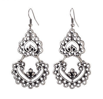 earrings - Turkish Chandelier Earrings - Girl Intuitive - Island Imports -