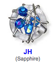 necklace - Ornamental Beaded Tassel Pendant Necklace - Girl Intuitive - Jillery - blue