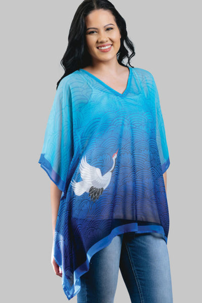 Top - Kumari Top Bird Print - Girl Intuitive - Sevya -