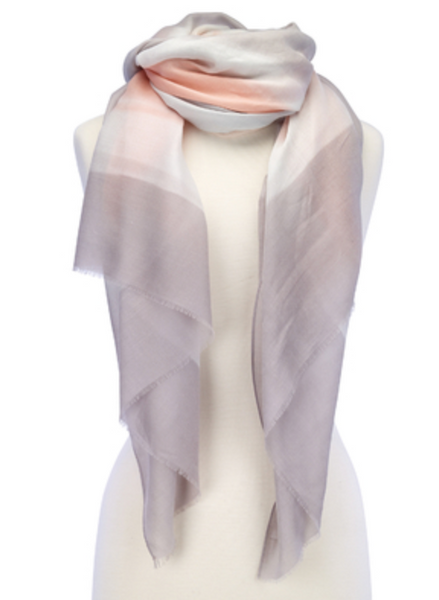 Scarves - Maze Design Scarf - Girl Intuitive - Island Imports - Grey