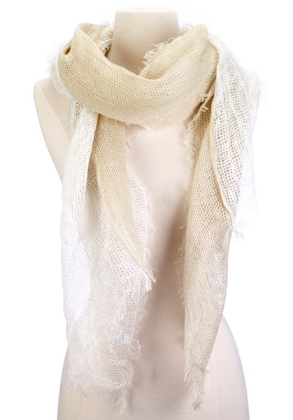 Scarves - Mesh Weave Scarf - Girl Intuitive - Island Imports -
