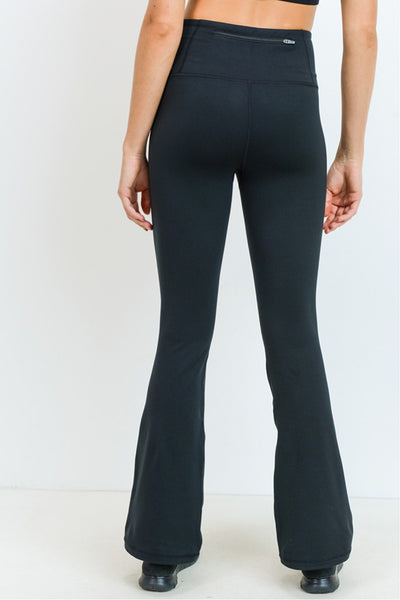 Leggings - Mono B Essential Solid Flare Highwaist Leggings - Girl Intuitive - Mono B -