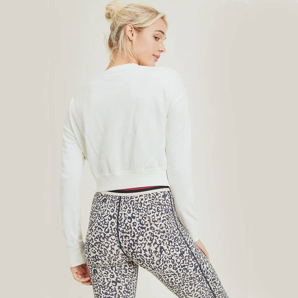Sweatshirts - Mono B Pigment-Dyed Twist-Front Terry Cotton Pullover - Girl Intuitive - Mono B -