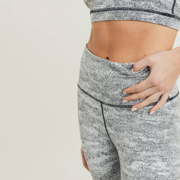 Leggings - Mono B Sandstorm Print Highwaist Leggings - Girl Intuitive - Mono B -