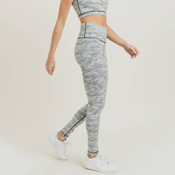 Leggings - Mono B Sandstorm Print Highwaist Leggings - Girl Intuitive - Mono B -