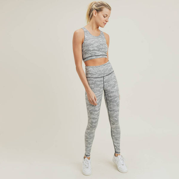 Leggings - Mono B Sandstorm Print Highwaist Leggings - Girl Intuitive - Mono B -