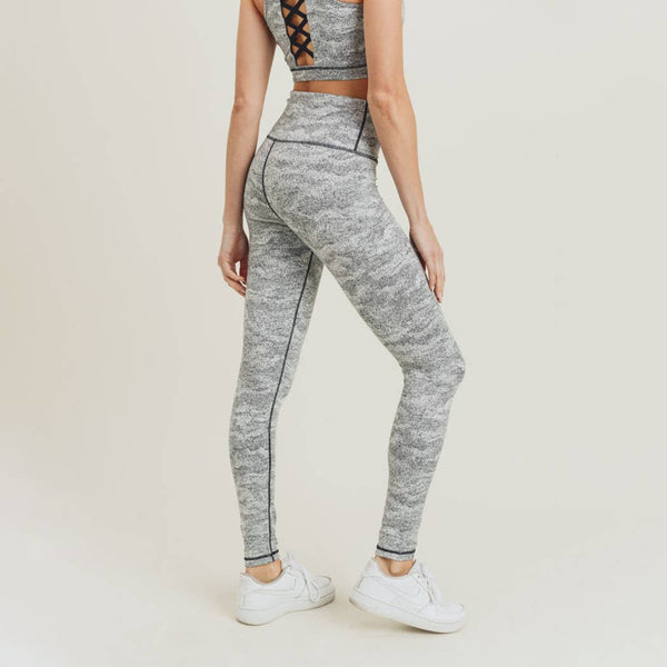 Leggings - Mono B Sandstorm Print Highwaist Leggings - Girl Intuitive - Mono B -