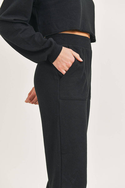 Pants - Mono B Essential Cuffed Joggers - Girl Intuitive - Mono B -