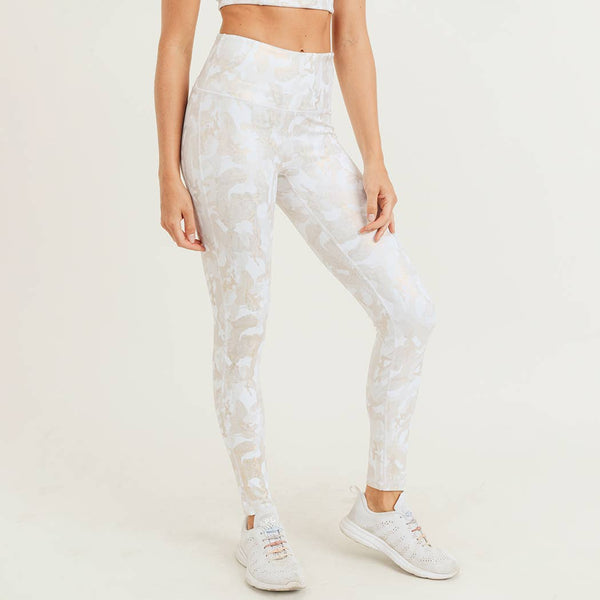 Mono B Camo Gold Microdot Foil Highwaist Leggings – Girl Intuitive