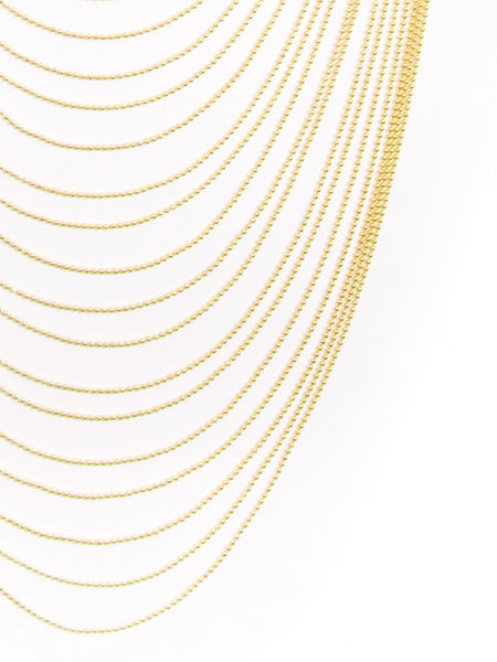 Multi-Row Chain Layered Necklace – Girl Intuitive