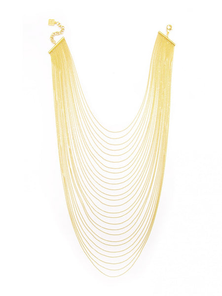 Multi-Row Chain Layered Necklace – Girl Intuitive
