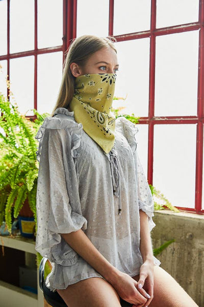 Scarves - Muted Color Bandana - Girl Intuitive - Leto -
