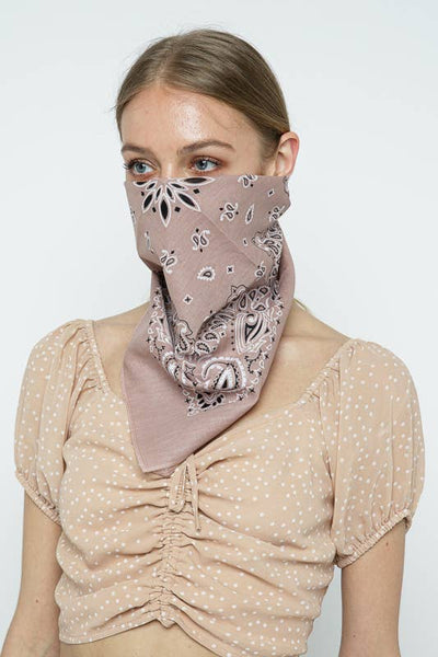 Scarves - Muted Color Bandana - Girl Intuitive - Leto -