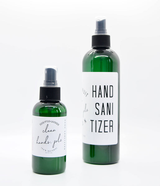 Hand Sanitizer - Moisturizing Hand Sanitizer Spray Grapefruit Lemon - Girl Intuitive - Chanvre Naturals -