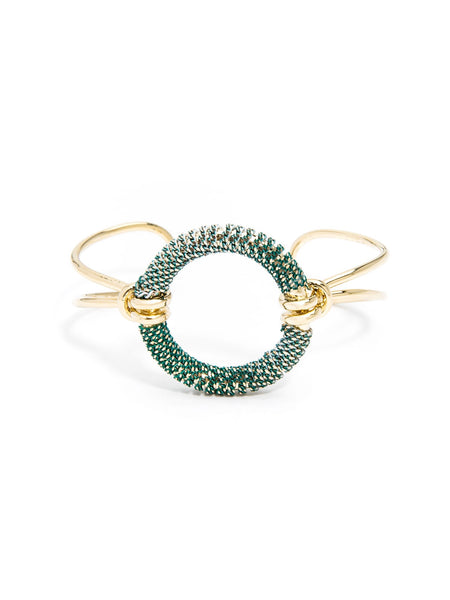bracelet - Ombre Chain Circle Cuff - Girl Intuitive - Zenzii - Green