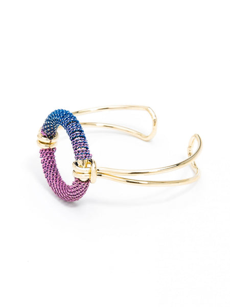 bracelet - Ombre Chain Circle Cuff - Girl Intuitive - Zenzii -