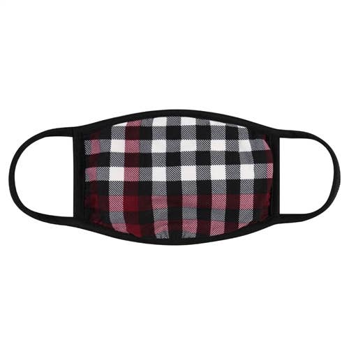 Mask - Plaid Reusable Face Masks for Adults - Girl Intuitive - MYS Wholesale Inc -