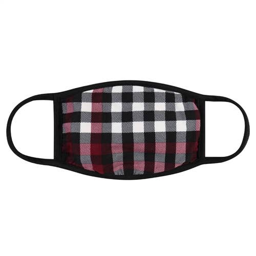 Mask - Plaid Reusable Face Masks for Adults - Girl Intuitive - MYS Wholesale Inc -