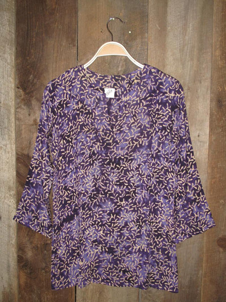 Tunic - Batik Tunic Purple - Girl Intuitive - Nusantara -