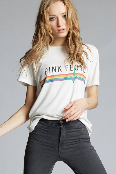 Top - Recycled Karma Pink Floyd Rainbow Crossback Tee - Girl Intuitive - Recycled Karma -