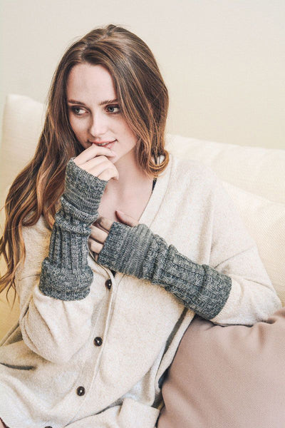 Gloves - Ribbed Arm Warmers - Girl Intuitive - Leto -