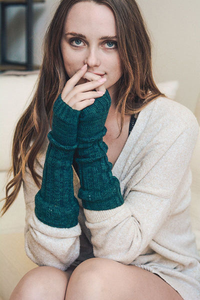 Gloves - Ribbed Arm Warmers - Girl Intuitive - Leto -
