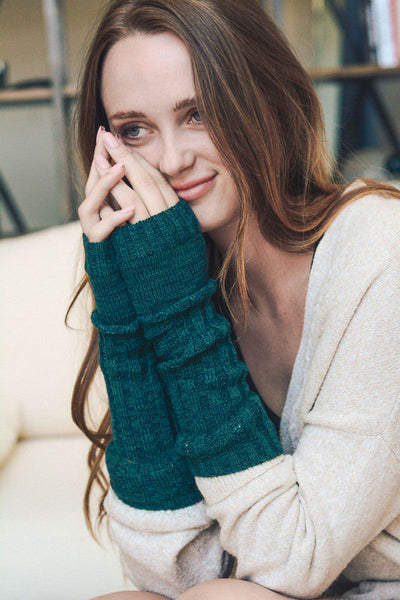 Gloves - Ribbed Arm Warmers - Girl Intuitive - Leto -