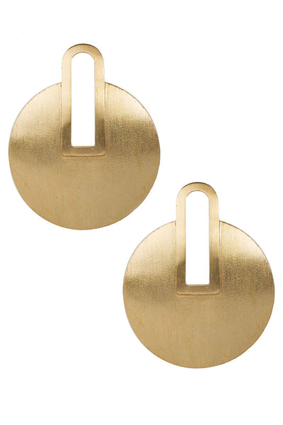 earrings - Saachi Indira 18K Gold Plated Earring - Girl Intuitive - SAACHI -