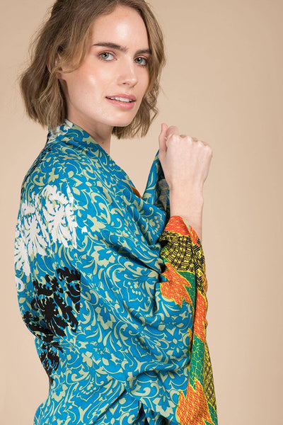 Kimono - SAACHI Seven Wonders Maxi Kimono - Girl Intuitive - SAACHI -