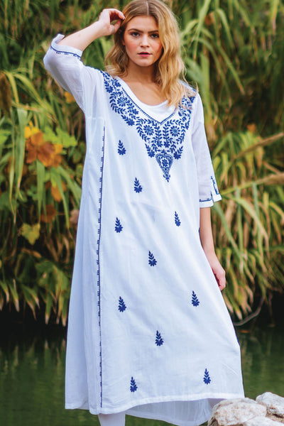 Kaftan - Sevya Parama Blue Caftan - Girl Intuitive - Sevya -