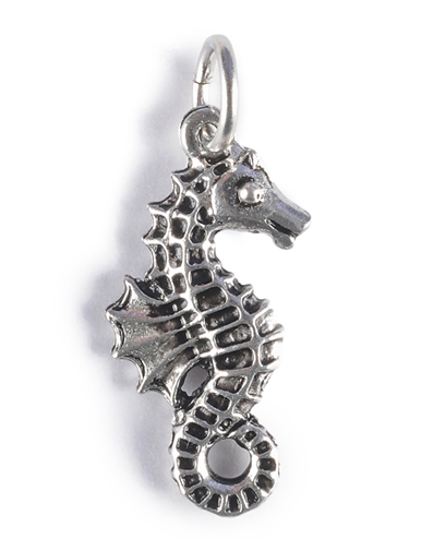 Charm - Seahorse Charm Gold or Silver - Girl Intuitive - Jillery - Silver