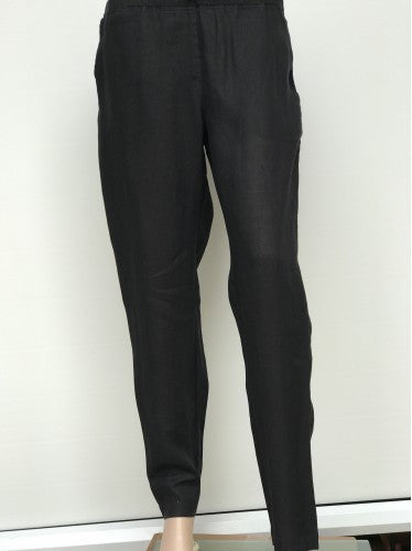 Pants - Dolma Slim Cut Linen Pants - Girl Intuitive - Dolma - S / Black