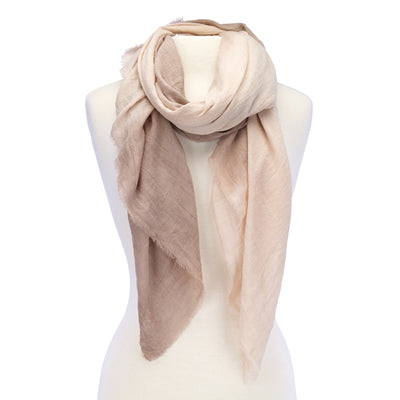 Scarves - Soft Ombre Scarves - Girl Intuitive - Island Imports - Beige