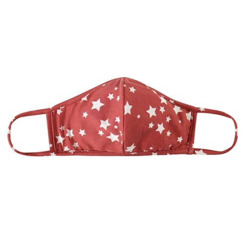 Mask - Stars Printed Reusable Face Mask for Youth - Girl Intuitive - MYS Wholesale Inc -