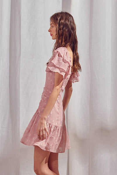 Dresses - Storia Embroidered Star Mini Dress - Girl Intuitive - Storia -