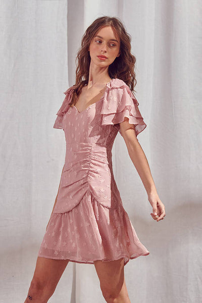 Dresses - Storia Embroidered Star Mini Dress - Girl Intuitive - Storia -