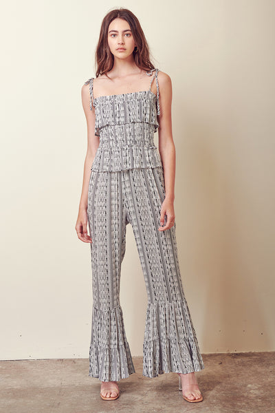 Jumpsuit - Storia Smocked Jumpsuit with Ruffles - Girl Intuitive - Storia -
