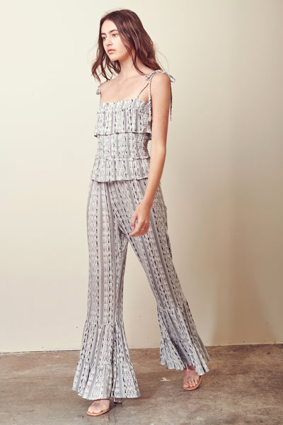 Jumpsuit - Storia Smocked Jumpsuit with Ruffles - Girl Intuitive - Storia -