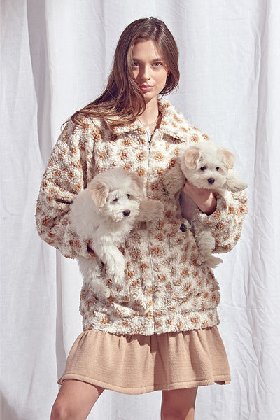 Leopard teddy bear sale jacket