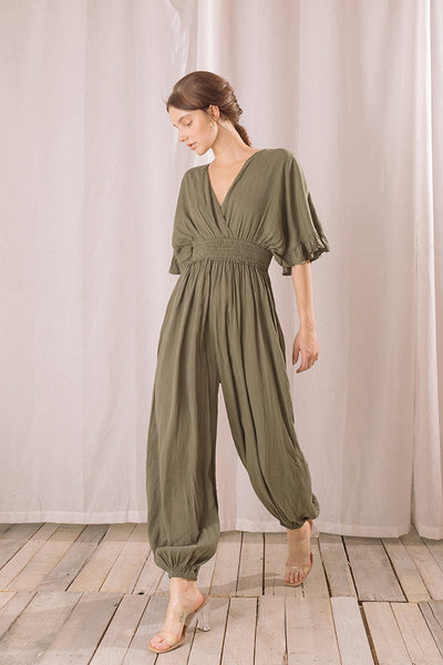 Jumpsuit - Storia Monochromatic Dolman Sleeve Jumpsuit - Girl Intuitive - Storia -