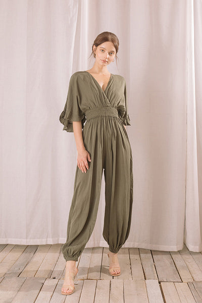 Jumpsuit - Storia Monochromatic Dolman Sleeve Jumpsuit - Girl Intuitive - Storia -