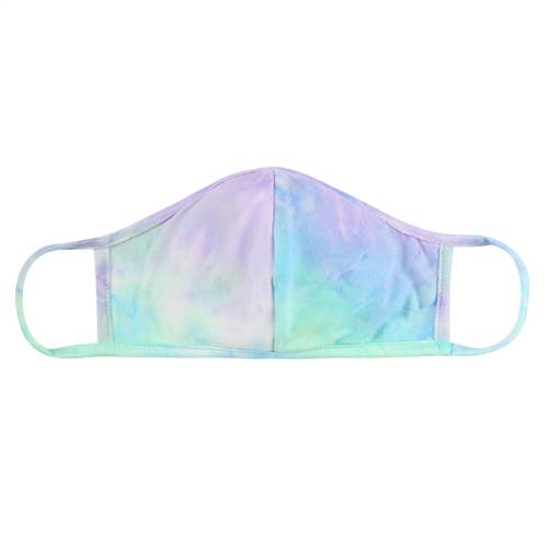 Mask - Tie Dye Reusable Face Masks for Adults - Girl Intuitive - MYS Wholesale Inc - One Size / Purple/Green/Blue