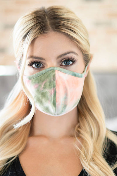 Mask - Tie Dye Reusable Face Masks for Adults - Girl Intuitive - MYS Wholesale Inc -