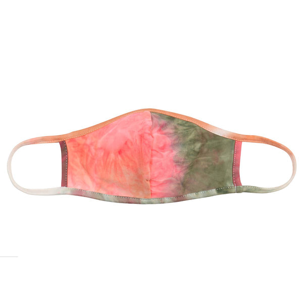 Mask - Tie Dye Reusable Face Masks for Adults - Girl Intuitive - MYS Wholesale Inc - One SIze / Green