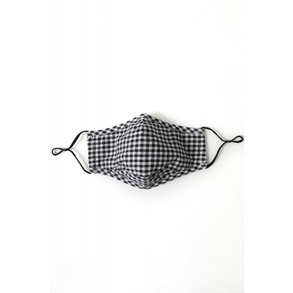 Mask - Reusable Checkered Facemask - Girl Intuitive - Leto - One Size / Black